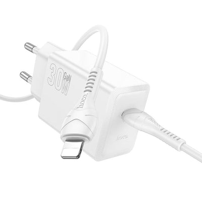 Hoco N70 Nuevo USB-C Adapter - White image