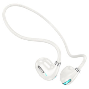 hoco es68 musical air conduction bt headset cloudy white