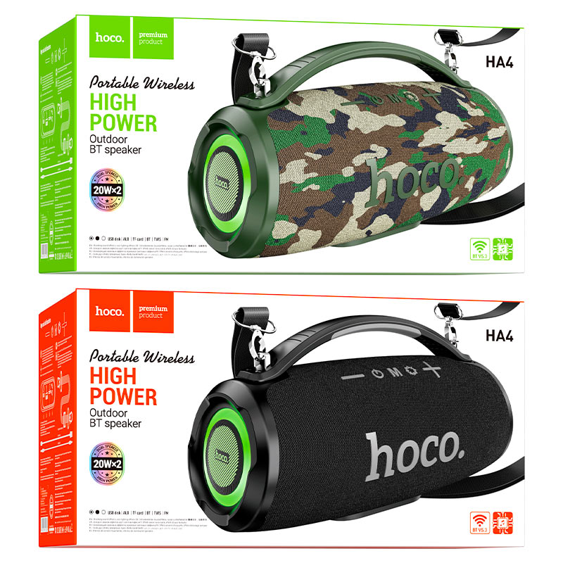 hoco ha4 surge outdoor bt speaker packaging