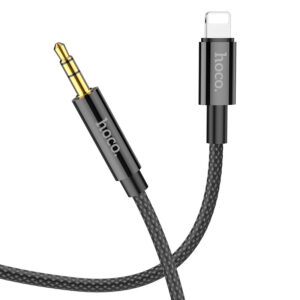 hoco upa19 digital audio conversion cable for lightning black