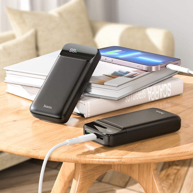 hoco j89 pd20w qc3 power bank 10000mah charge