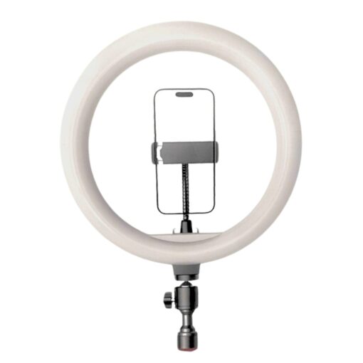 Rtako 13-inch Ring Light with Phone Holder AR-GTB05