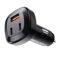 AceFast 66W 3-Port Metal Car Charger B3